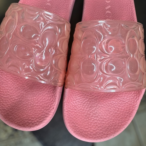 Coach Pink Slide Sandals - Picture 5 of 6